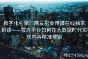 数字化引擎：麻豆影业传媒在线独家解读——官方平台如何在大数据时代实现内容精准营销