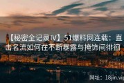 【秘密全记录Ⅳ】51爆料网连载：直击名流如何在不断暴露与掩饰间徘徊