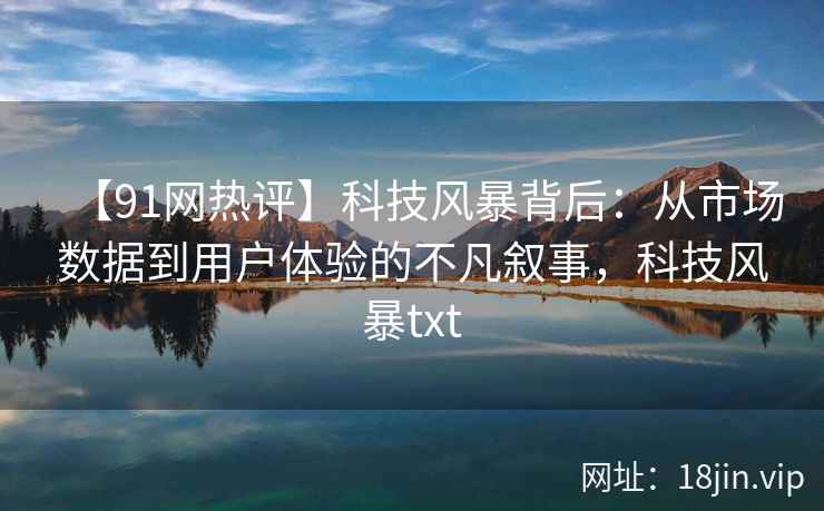 【91网热评】科技风暴背后：从市场数据到用户体验的不凡叙事，科技风暴txt