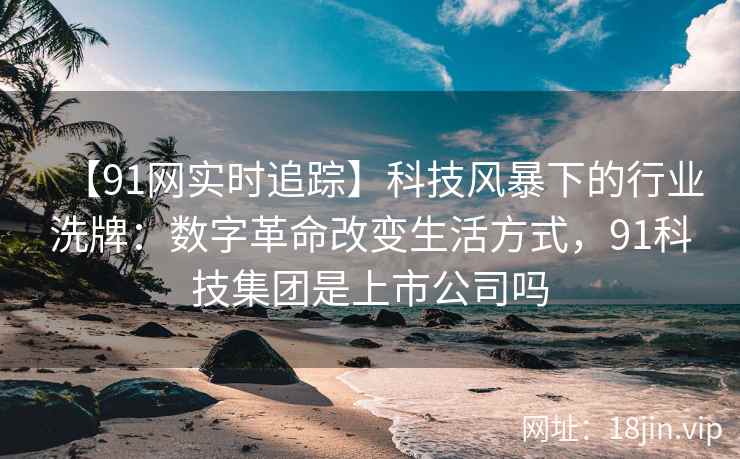 【91网实时追踪】科技风暴下的行业洗牌：数字革命改变生活方式，91科技集团是上市公司吗