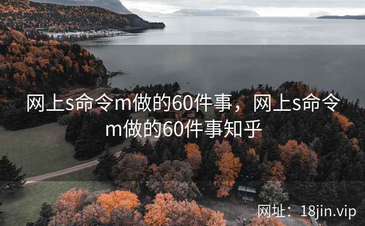 网上s命令m做的60件事，网上s命令m做的60件事知乎